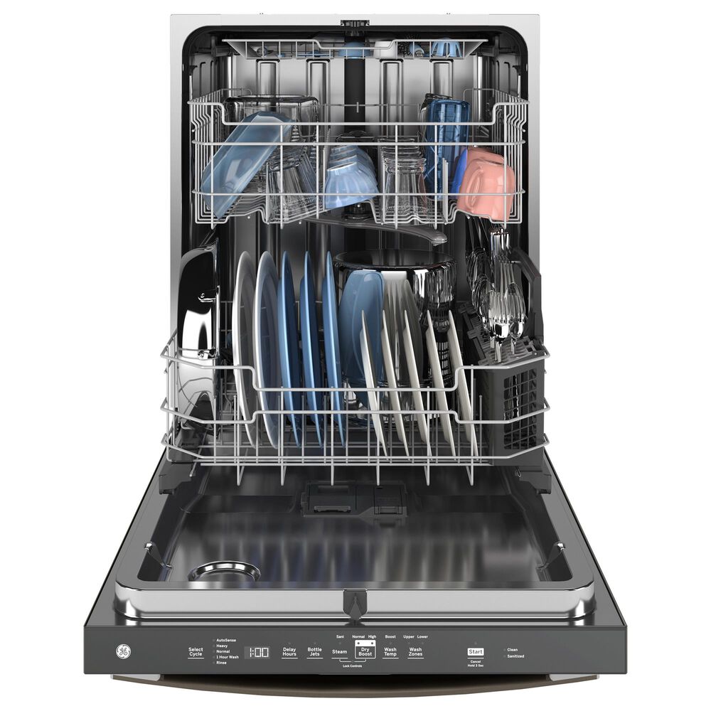 GE Appliances 24&quot; Built-In Bar Handle Dishwasher with 47 dBA Quiet Package in Fingerprint Resistant Slate, , large