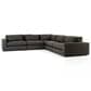 Four Hands Bloor 5-Piece Reversible L-Shape Sectional in Landale Charcoal, , large