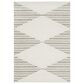 Oriental Weavers Cambria Diamond Stripe 1"10" x 7"6" Beige Runner, , large