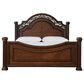 Ashley Lavinton California King Poster Bed in Cherry Brown, , large