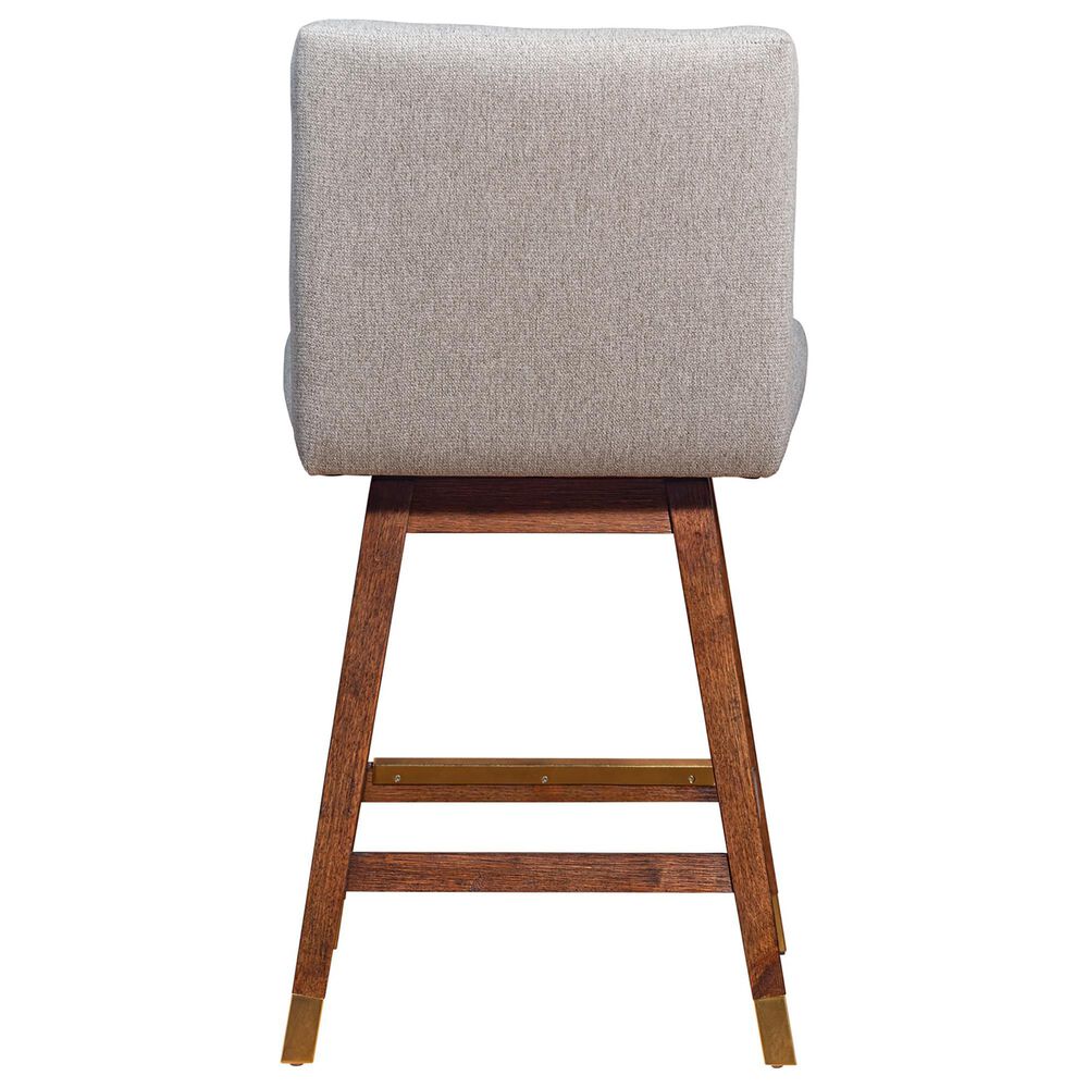 Blue River Basila Swivel Counter Stool in Taupe, , large