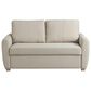 Lifestyle Solutions Galloway Convertible Loveseat in Beige, , large