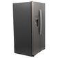 GE Appliances 23 Cu. Ft. Side by Side Refrigerator with External Dispenser in Fingerprint Resistant Slate, , large