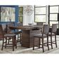 A-America Chesney 7-Piece Counter Height Dining Set in Falcon Brown, , large