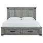 Ashley Russelyn 5-Piece King Storage Bedroom Set in Gray, , large