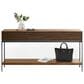 BDI Cora Console Table in Natural Walnut and Black, , large