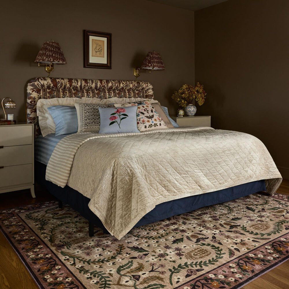Loloi Canopy Edie Aubergine 3&#39;9&quot; x 5&#39;9&quot; Area Rug, , large