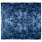 Timberlake 60" x 80" Ruched Faux Fur Throw Blanket in Blue, , large