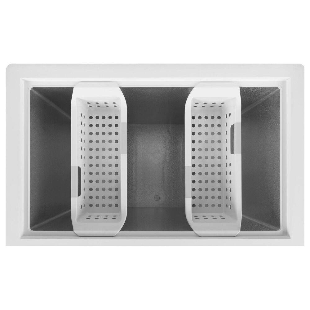 GE 8.8 Cu. Ft. Manual Defrost Chest Freezer in White, , large