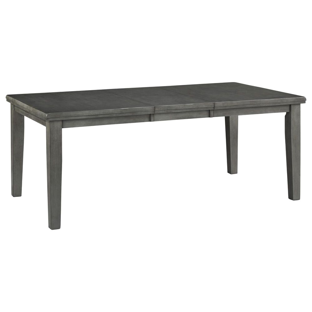 Ashley Hallanden 6-Piece Rectangular Dining Set in Antiqued Gray, , large