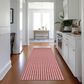 Dalyn Rug Company Hinton 2"3" x 12" Red Indoor/Outdoor Runner, , large
