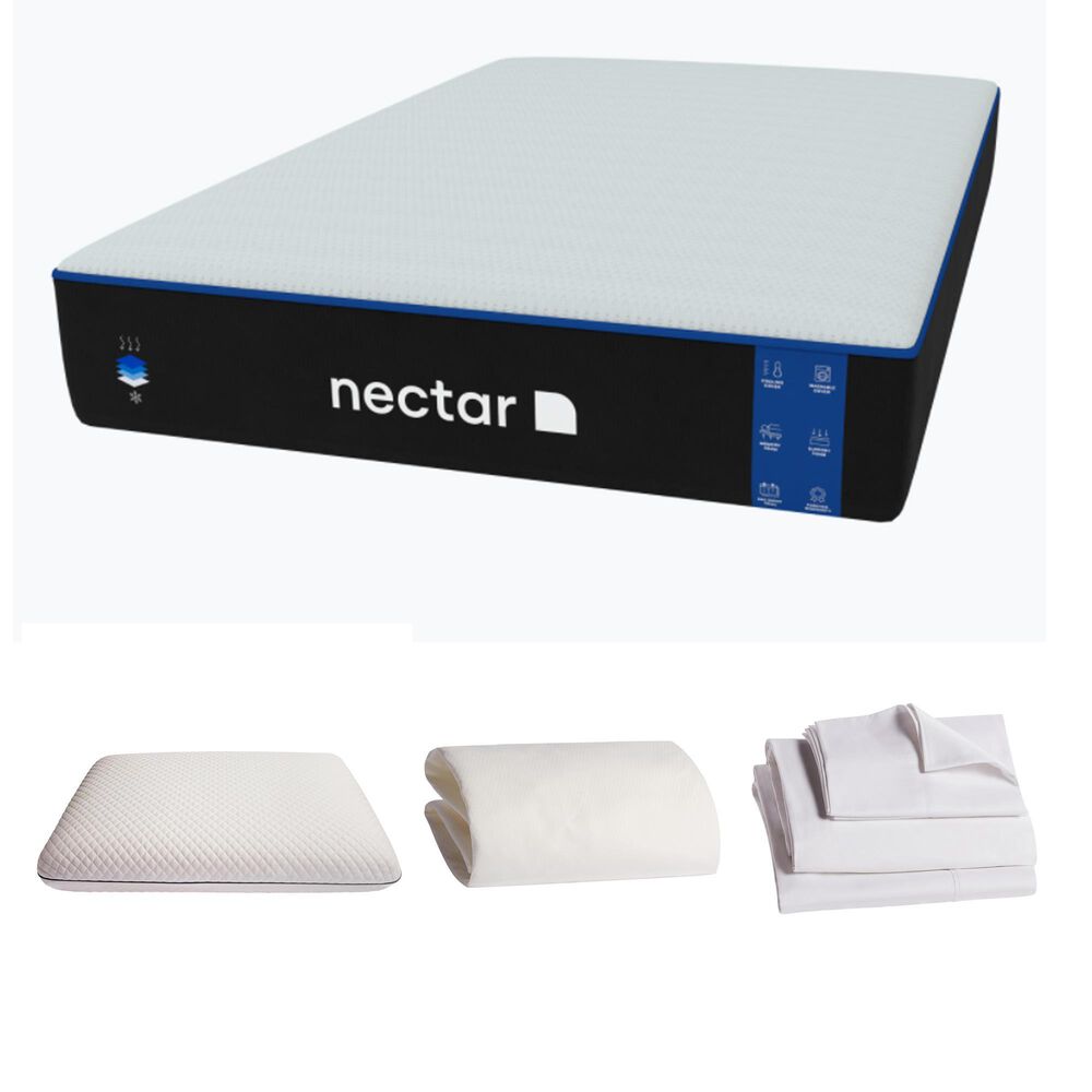 Nectar Classic Twin Mattress and Bundle, , large