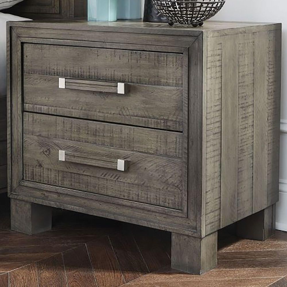 Urban Home William 2 Drawer Nightstand in Dusty Dawn Nebraska