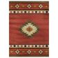 Dalyn Rug Company Phoenix 10" x 14" Paprika Indoor/Outdoor Area Rug, , large