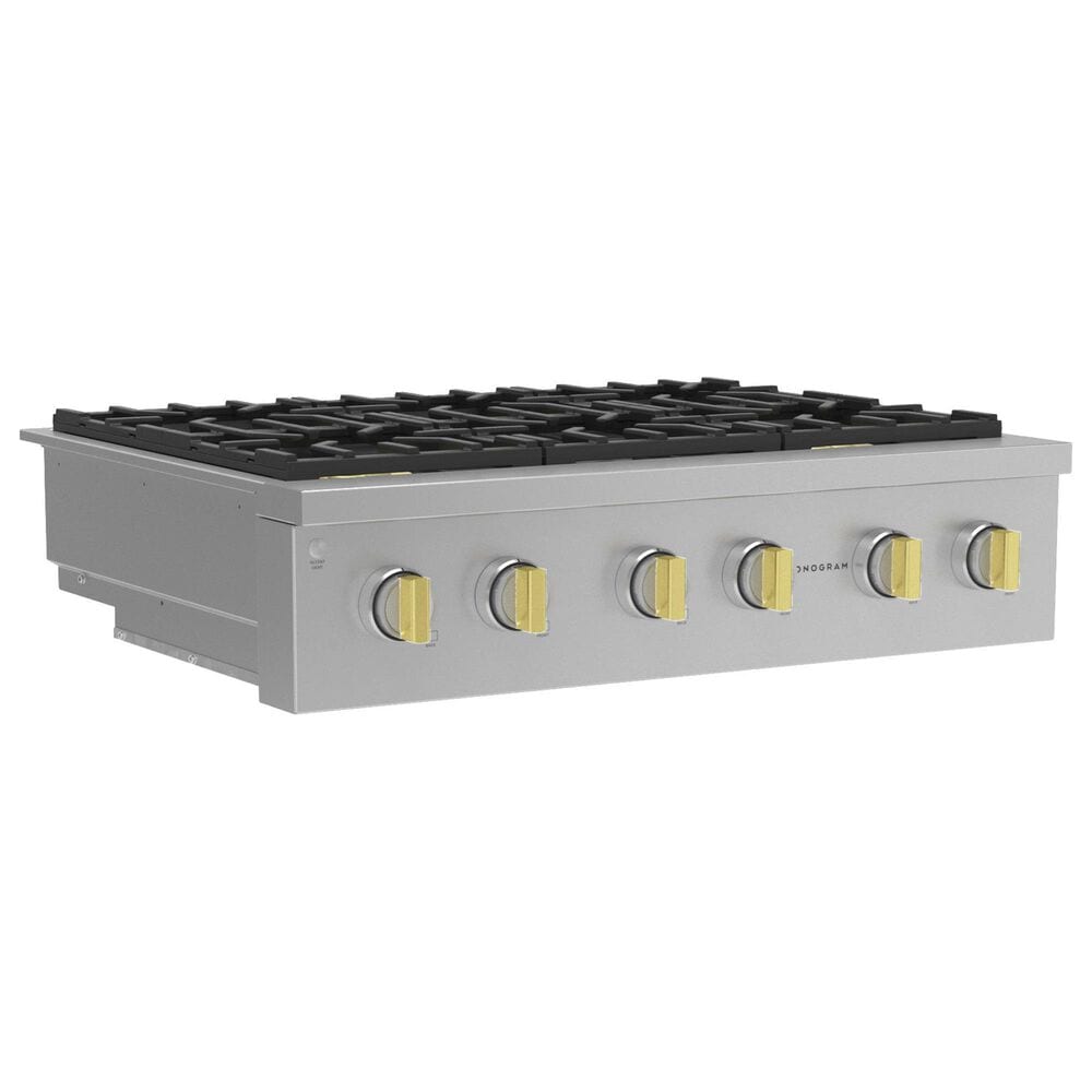 Monogram 36&quot; Professional Gas Rangetop with 6 Burners in Stainless Steel, , large