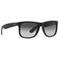 Rayban Glasses Justin Classic Sunglasses with Dark Grey Lenses in Matte Rubber Black, , large
