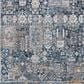 Surya Cardiff CDF-2309 Blue, Deep Teal, Medium Gray, Light Gray, Camel and Charcoal 2"7" x 3"11" Area Rug, , large