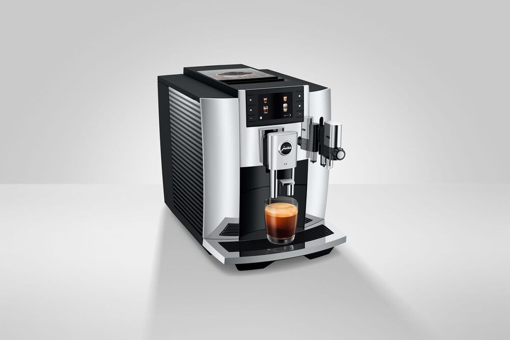 Jura E8 64 Oz Automatic Coffee Maker in Chrome, , large