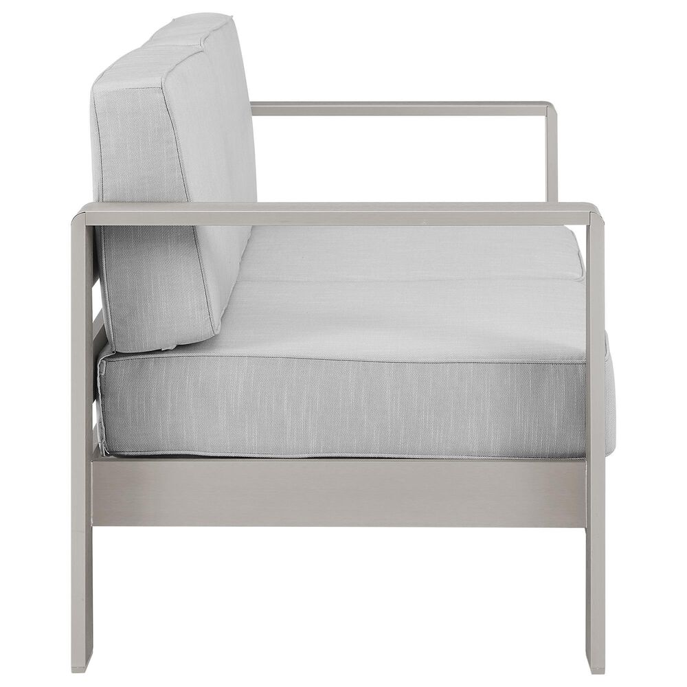 Linon Home Decor Karah 2-Seater Outdoor Sofa in Grey, , large