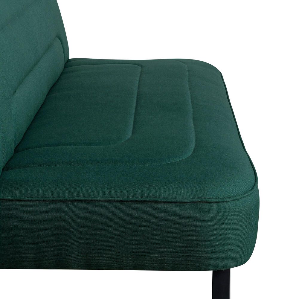 Lifestyle Solutions Frankie Convertible Sofa in Forest Green, , large