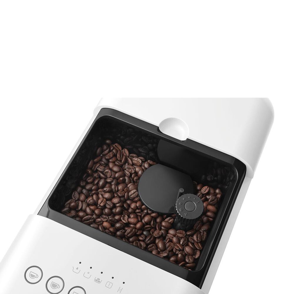 SMEG 47 Oz Automatic Coffee Machine in Matte White, , large