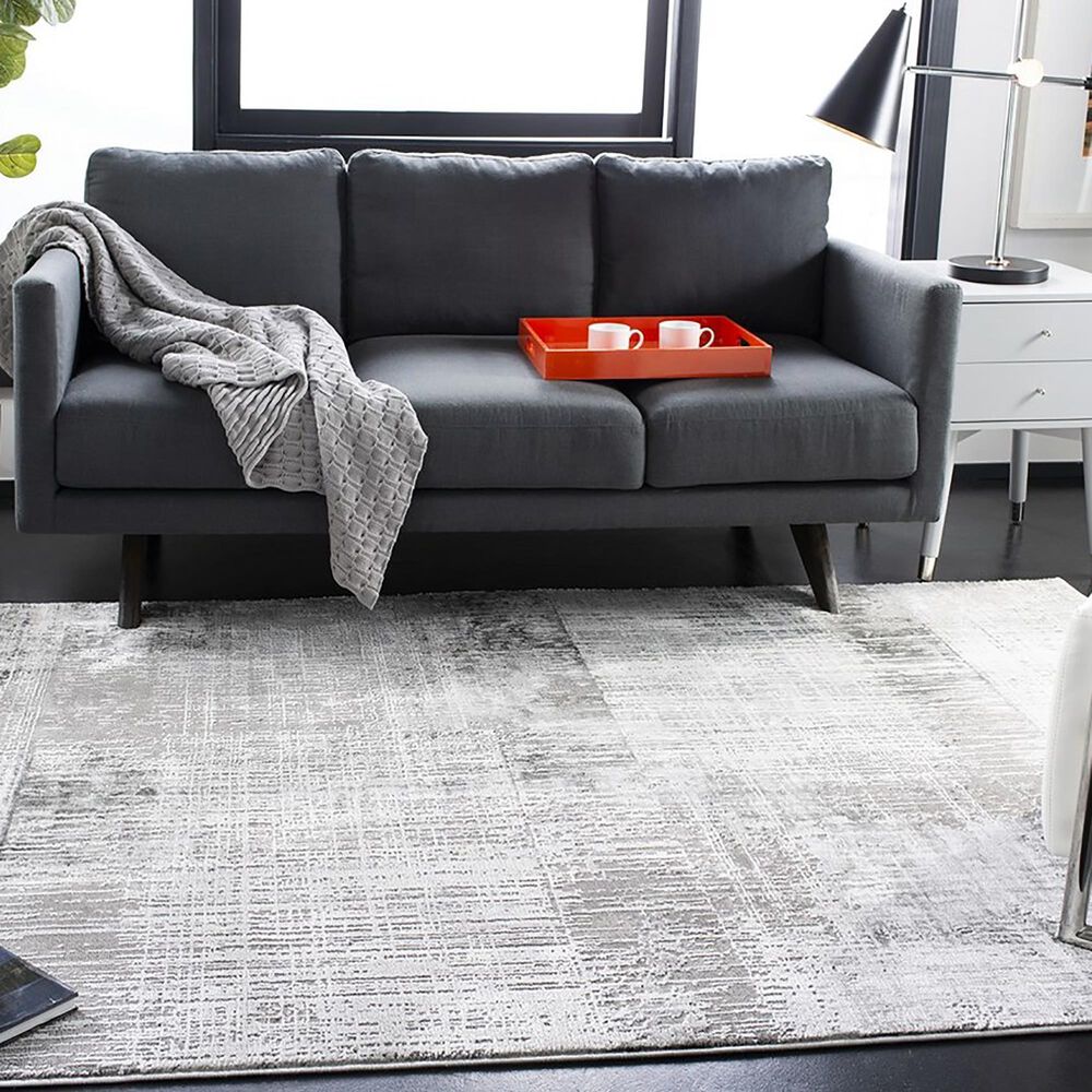 Safavieh Craft 9&#39; x 12&#39; Grey and Dark Grey Area Rug, , large