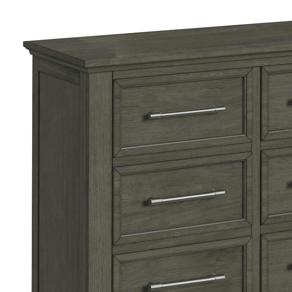 Mayberry Hill Canterbury 9-Drawer Dresser Only in Gray, , large