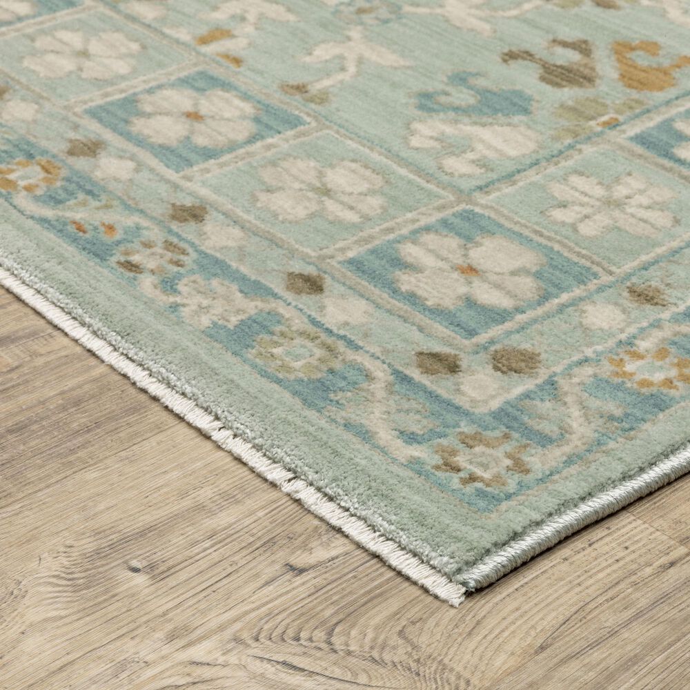 Oriental Weavers Maeve Blue and Grey 2'3" x 7'6" Runner, , large