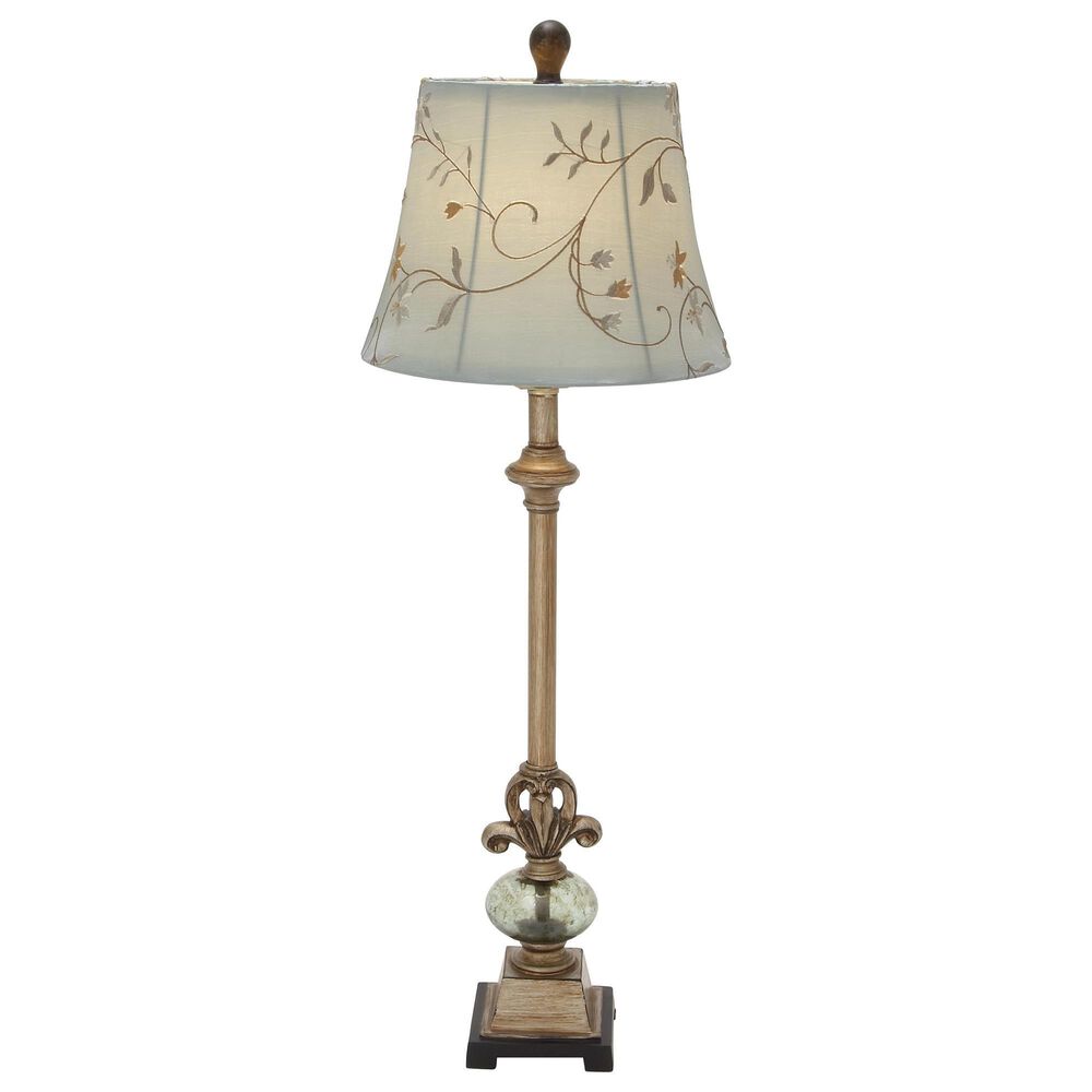 Maple and Jade Buffet Lamp in Shiny Gold, , large