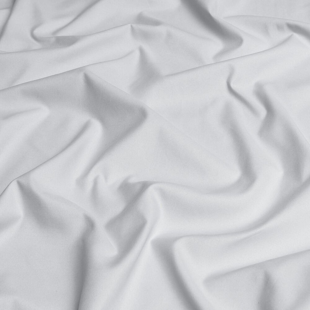 4-Piece Queen Solid Embroidered Sheet Set in Silver, , large