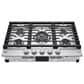 LG 2-Piece Kitchen Package with 9.4 Cu. Ft. Double Wall Oven and 30" Gas Cooktop in Print Proof Stainless Steel, , large