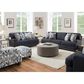 Moore Furniture Landry Stationary Sofa in Lillie Indigo, , large