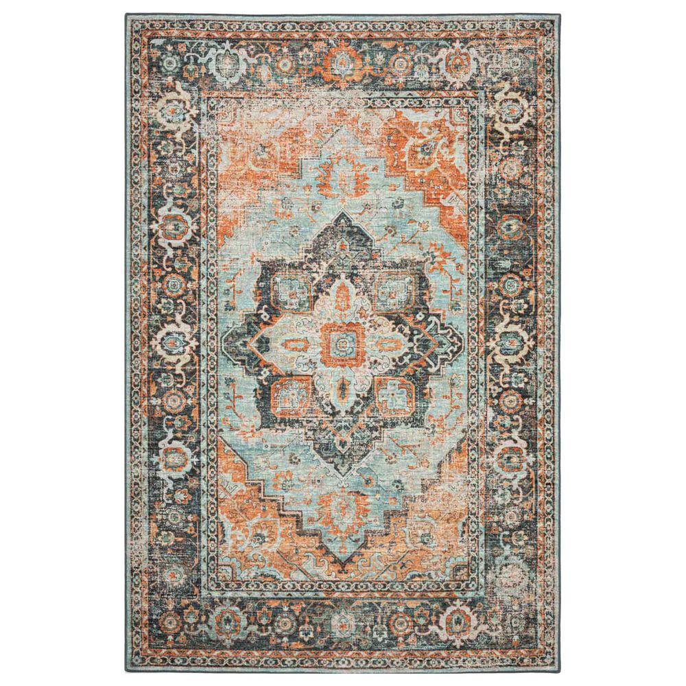 Dalyn Rug Company Jericho 4" Round Mist Indoor/Outdoor Area Rug, , large