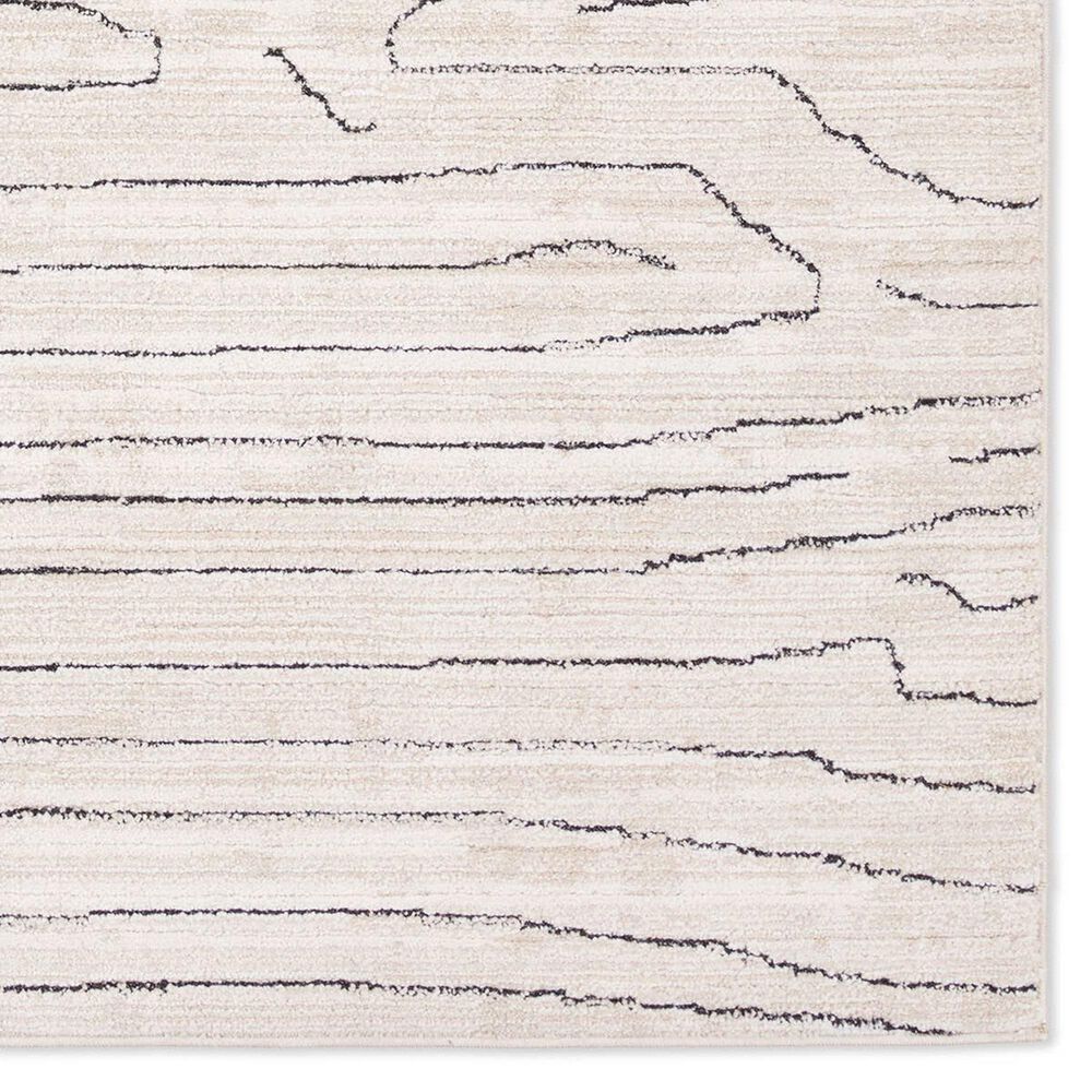 Jaipur Eva Newlyn 5&#39; x 8&#39; Morganite, Oatmeal, French Oak, Coconut Cream and Licorice Area Rug, , large