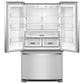 Whirlpool 25.2 Cu. Ft. French Door Refrigerator in Fingerprint Resistant Stainless Steel, , large