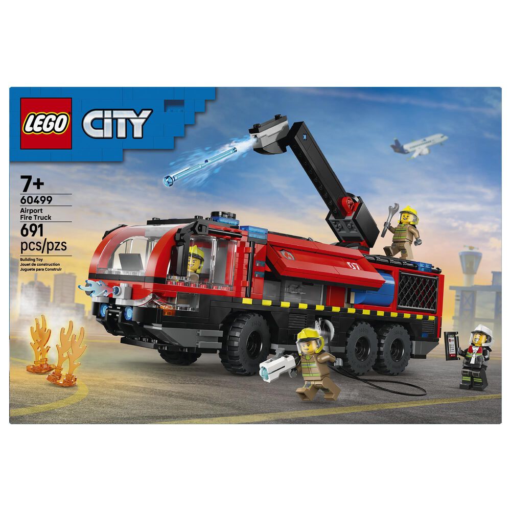 LEGO City Airport Fire Truck Building Set, , large