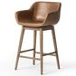 Four Hands Hannah Swivel Counter Stool in Amber Ash, , large