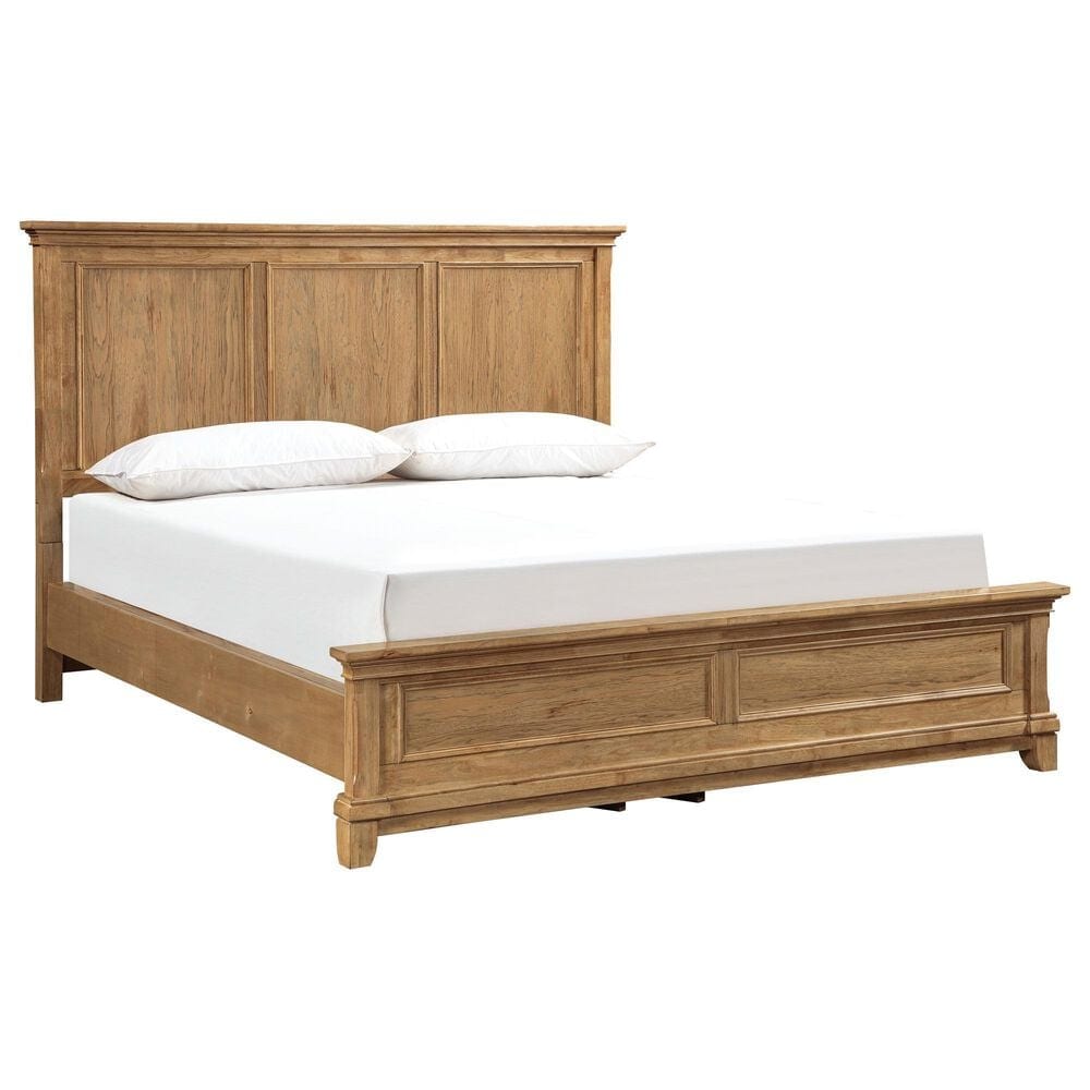 New Heritage Design Sunstone 4-Piece King Bedroom Set in Honey, , large