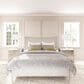 Vantage Mezzanine King Upholstered Shelter Bed in Dove Gray, , large