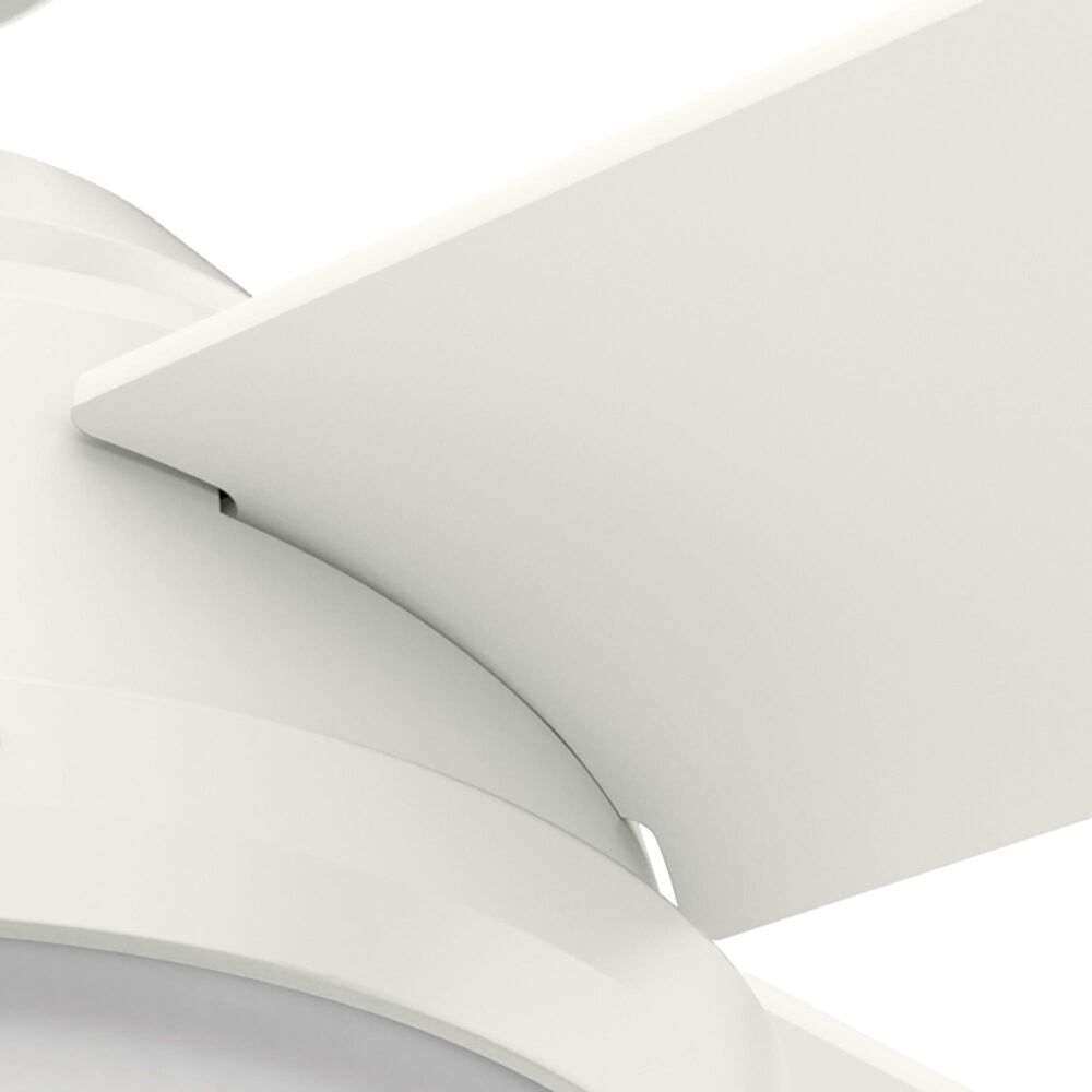 Hunter Dempsey 52&quot; Outdoor Ceiling Fan with Lights in Fresh White, , large