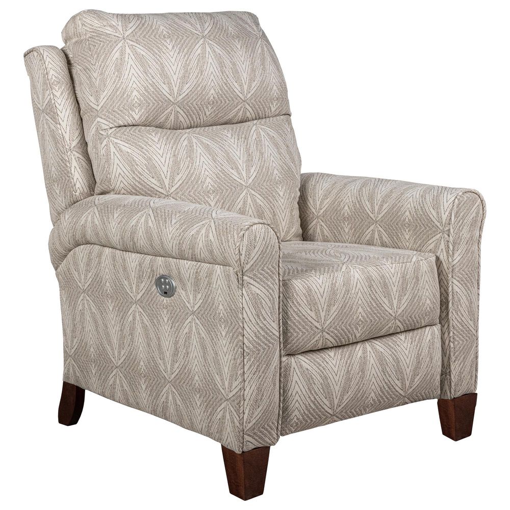 Southern Motion Pep Talk Power High Leg Recliner in Alabaster, , large