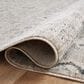 Amber Lewis x Loloi Zuma 5"3" x 8" Silver/Sky Area Rug, , large