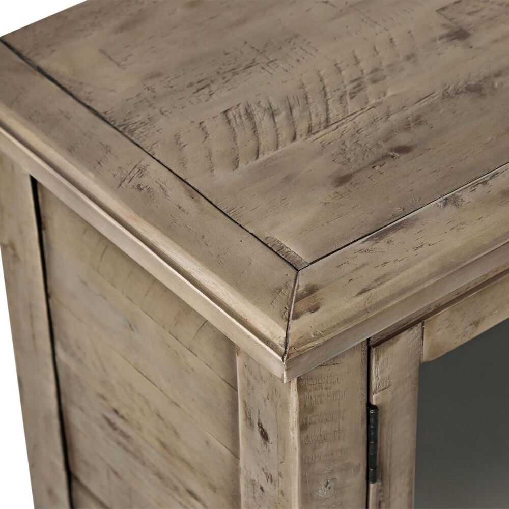 Waltham Rustic Shores 70&quot; Accent Cabinet in Weathered Gray, , large