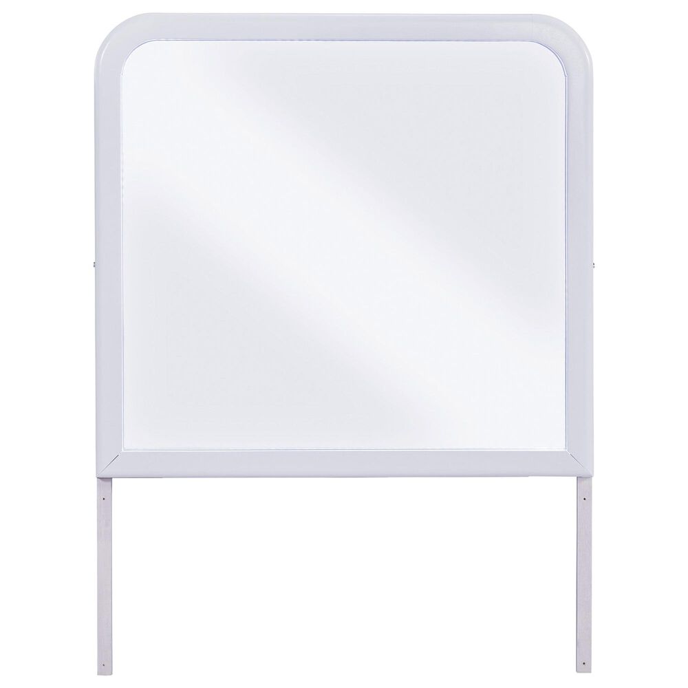 Ashley Jarlee Dresser Mirror in White, , large