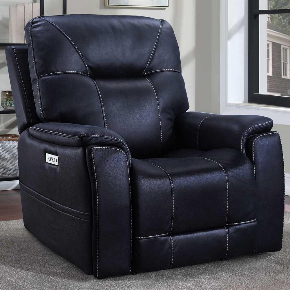 Steve Silver Lexington Power Recliner in Ocean Blue, , large