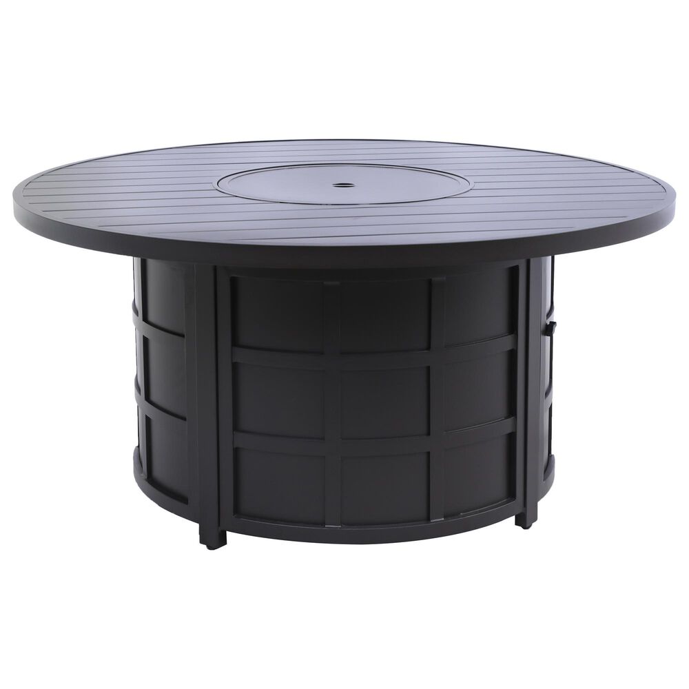 GatherCraft Presidio 5-Piece Round Firepit Chat Set in Linen Terracotta, , large