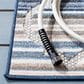 Safavieh Cabana CBN333M 6"7" x 9" Blue and Grey Indoor/Outdoor Area Performance Rug, , large