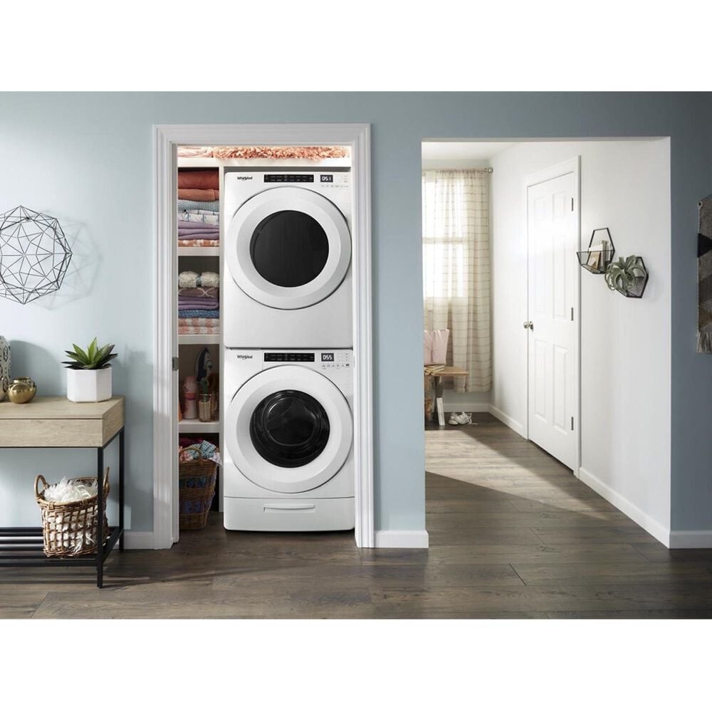 Whirlpool 7.4 Cu. Ft. Electric Dryer in White, , large