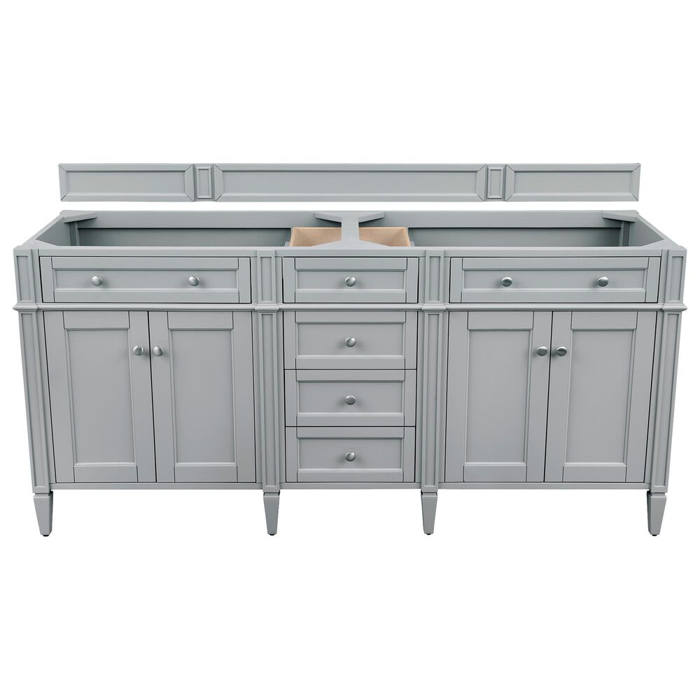 James Martin Brittany 72" Double Bathroom Vanity Cabinet in Urban Gray, , large