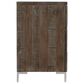Bernhardt Logan Square 3 Drawer Nightstand in Sable Brown and Gray Mist, , large